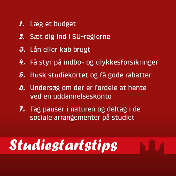 Studiestartstips