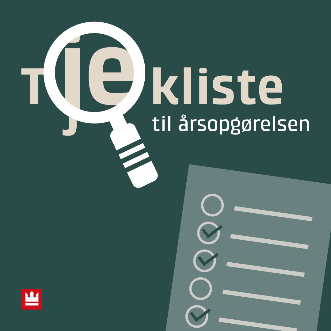 Årsopgørelse tjekliste